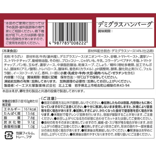 イーエヌ大塚製薬 デミグラスハンバーグ 102g×