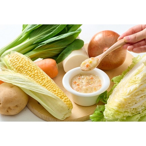 MiL 【9ヶ月頃から】彩り野菜とひき肉の中華あん