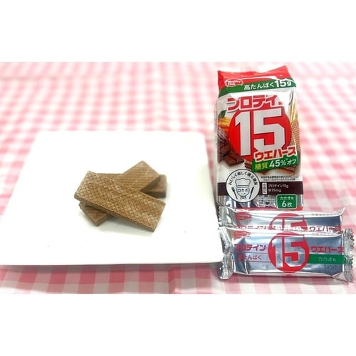 ハマダコンフェクト プロテイン15ウエハース(カカ
