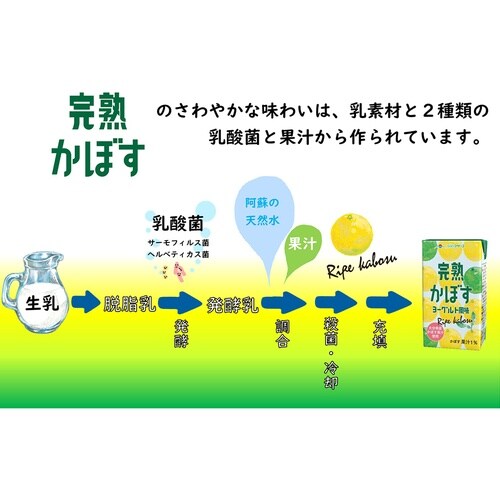 らくのうマザーズ LL完熟かぼすヨーグルト風味 2