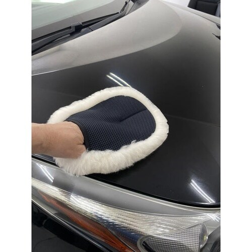ムートン洗車グローブ サイズ:20×25cm カラ