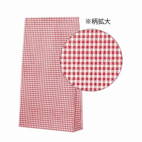 角底袋 ファンシーバッグ S1 ギンガムミニ 赤