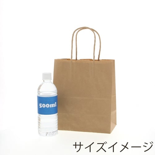 紙袋 25チャームバッグ 21−12 未晒無地