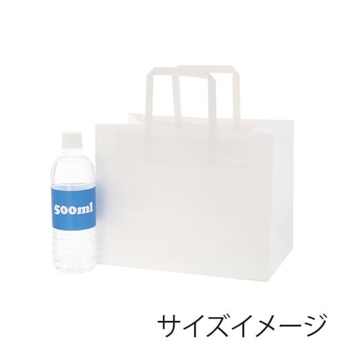 手提げ紙袋 NフラットCB 280−1 晒白無地