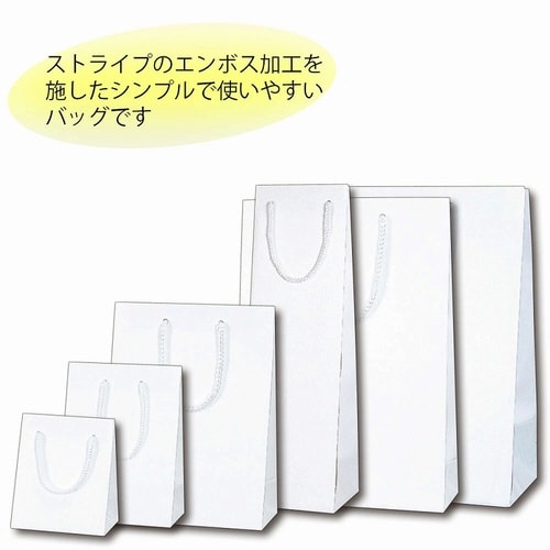 紙袋 Kバッグ T−5 白エンボス