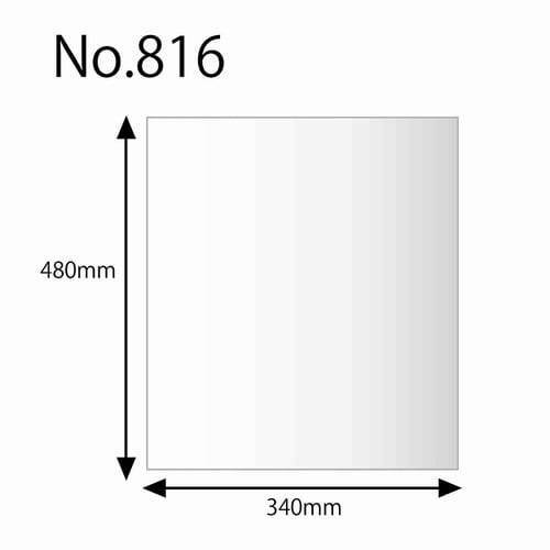 ポリ袋ヘイコーポリNo.816紐なし50枚×5
