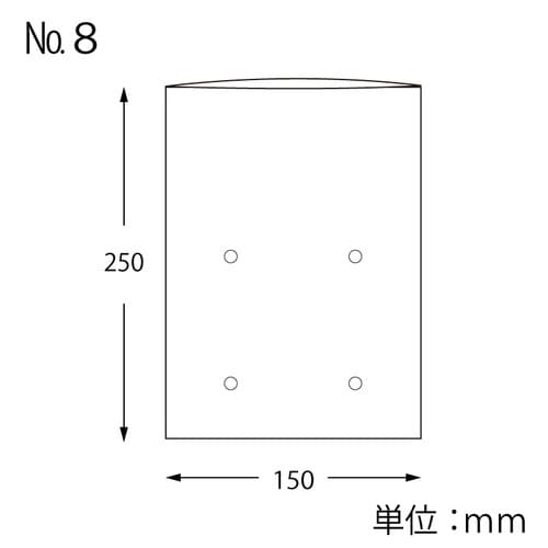 ボードンパック#25No.8穴有100枚×20