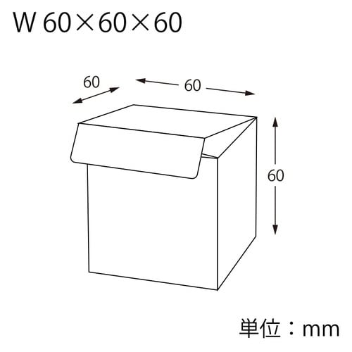 箱 クリスタルBOX W 60×60×60