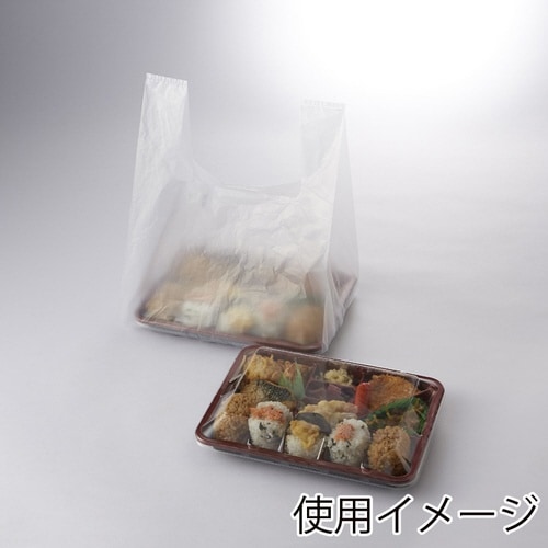 レジ袋EFハンド弁当大ナチュラル100枚×20