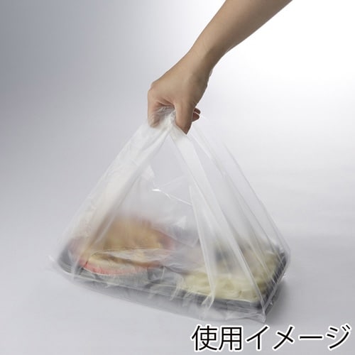 レジ袋EFハンド弁当特大ナチュラル100枚×20