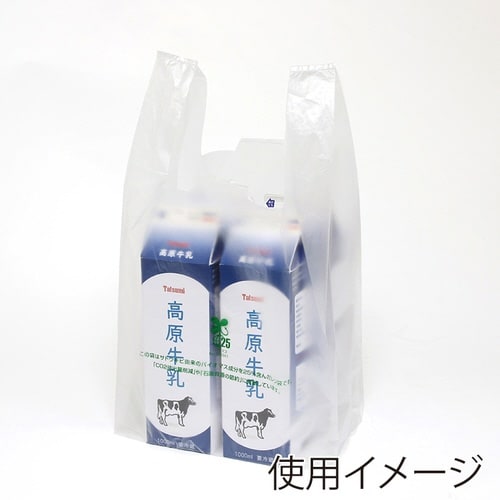レジ袋 バイオハンドハイパー L ナチュラル