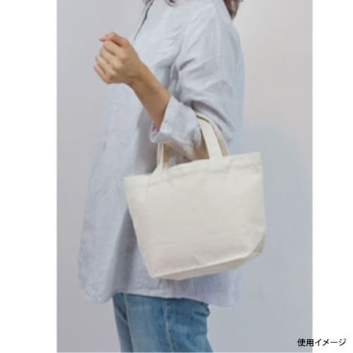 キャンバストート 横型 中 ナチュラル×100