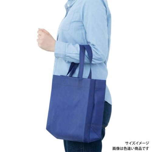 不織布A4マチ付きバッグ 白×400