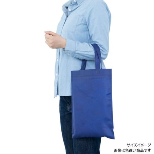 不織布A4手提げバッグ レッド×500