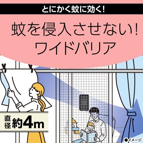マモルーム蚊に効く貼るだけプレートあみ戸用1年×4