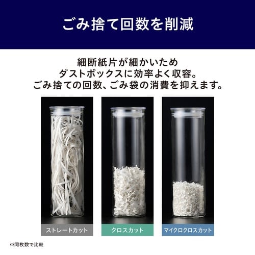 超静音パーソナルシュレッダー マイクロクロスカット