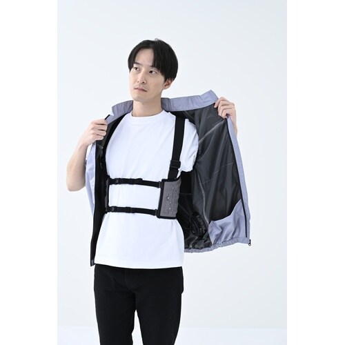 ファン付きウェアの中に着るペルチェベスト