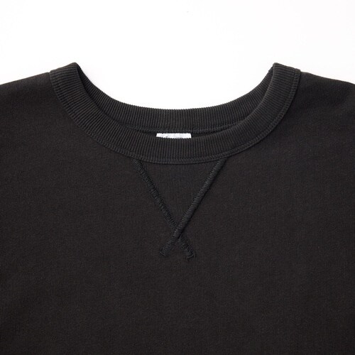 ガゼット付きTシャツ ブラックL