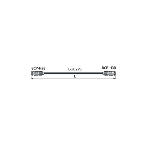 BNCケーブル 黒 3m DH3C03−
