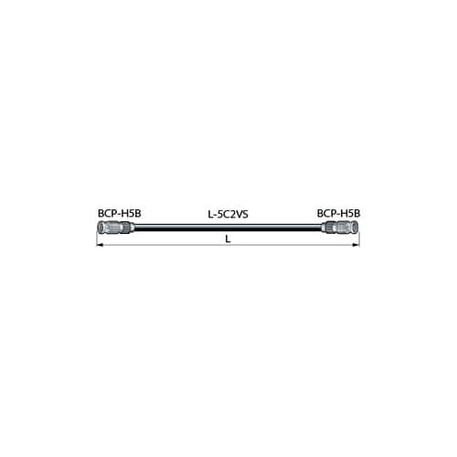 BNCケーブル 黒 5m DH5C05−