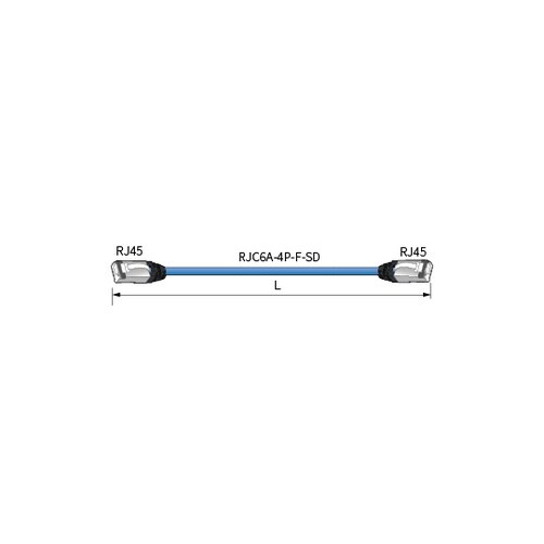 Cat6ALAN接続ケーブル 10m ラ