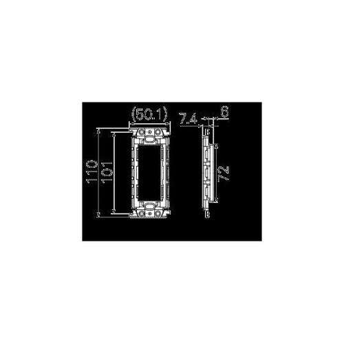 ZPシリーズ コスモワイド21用絶縁枠付