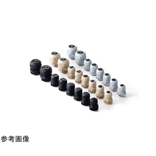 防水キャプコン 耐候性 黒 1箱(20個