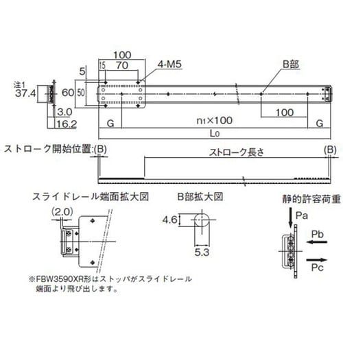 スライドパック 2FBW3590XR+6