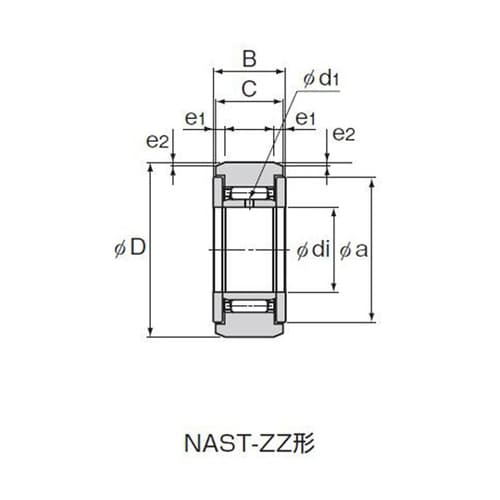 ローラーフォロア NAST6ZZ