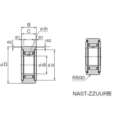 ローラーフォロア NAST6ZZUUR
