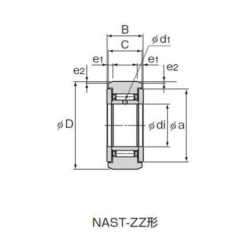 ローラーフォロア NAST8ZZ