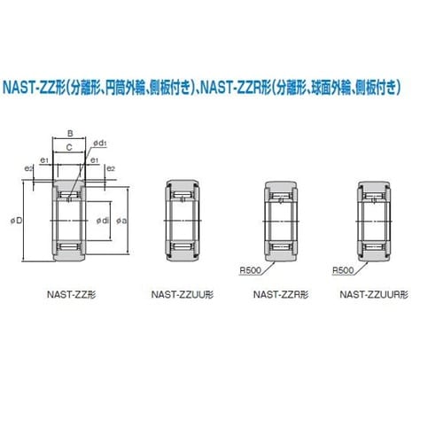 ローラーフォロア NAST8ZZ