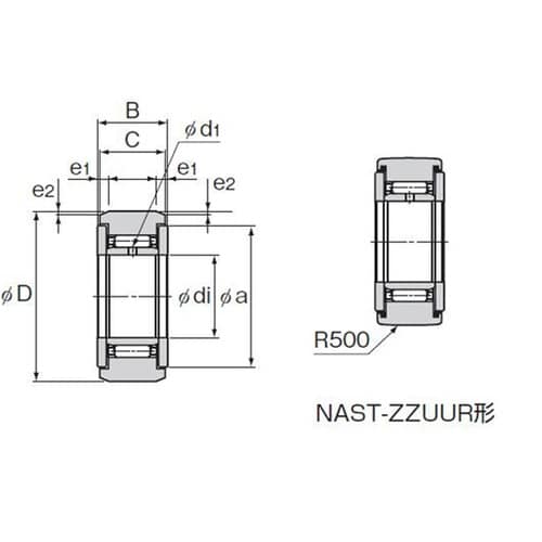 ローラーフォロア NAST8ZZUUR