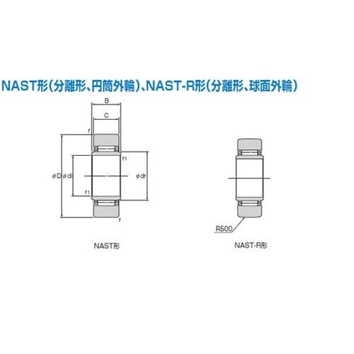 ローラーフォロア NAST10