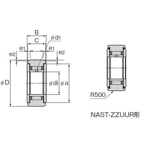 ローラーフォロア NAST10ZZUUR