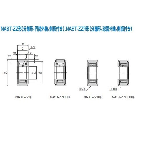 ローラーフォロア NAST35ZZ