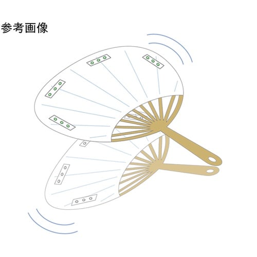 圧電素子の働きがわかる ずっと光るうちわ