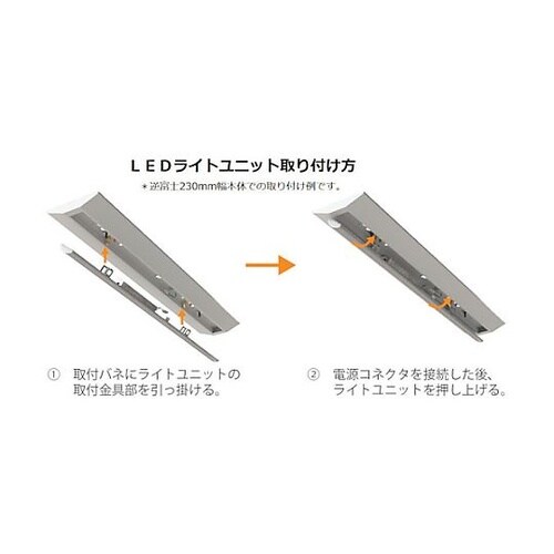 LED一体型ベース照明Nuトラフ形昼白色
