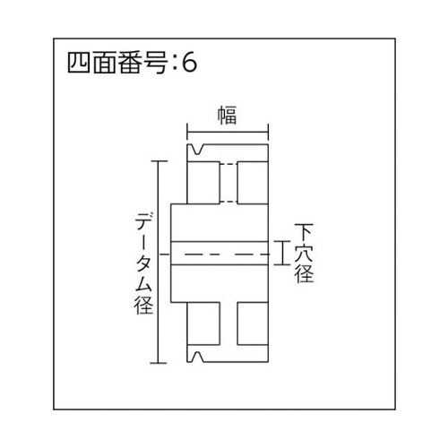JIS170XB1 JIS Vプーリー