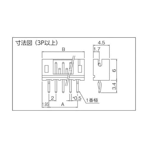 B10BPHKS ベースピン 100個