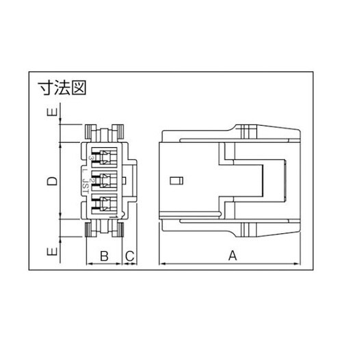 HLR08V HLコネクタ用ハウジング