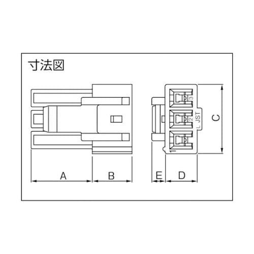 HLP08V HLコネクタ用ハウジング
