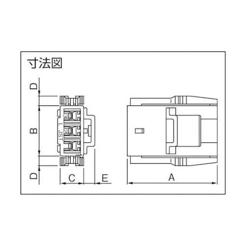 YLR02V YLコネクタ用ハウジング