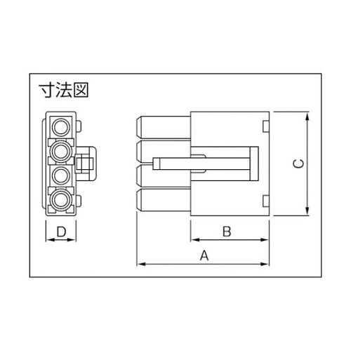 ELP04V ELコネクタ用ハウジング