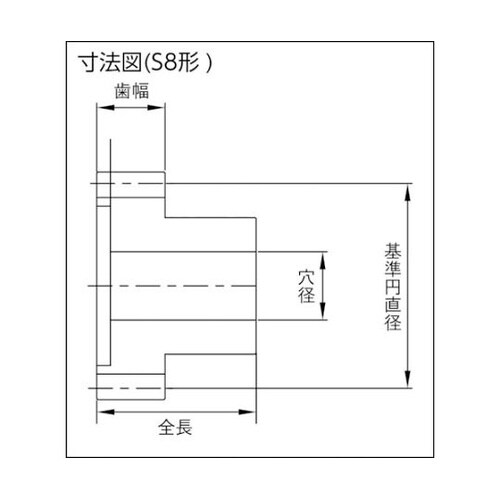 DS0.516 成形平歯車