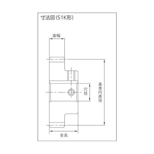 平歯車 並歯 SS1.5−30C