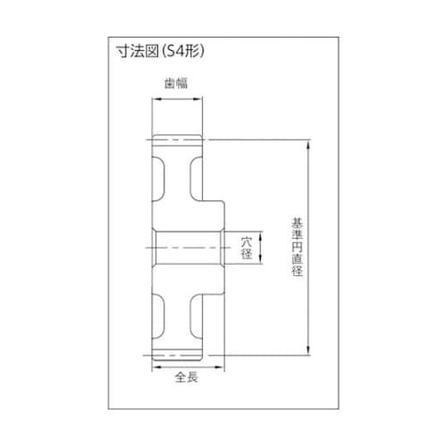 平歯車 並歯 SS2.5−120