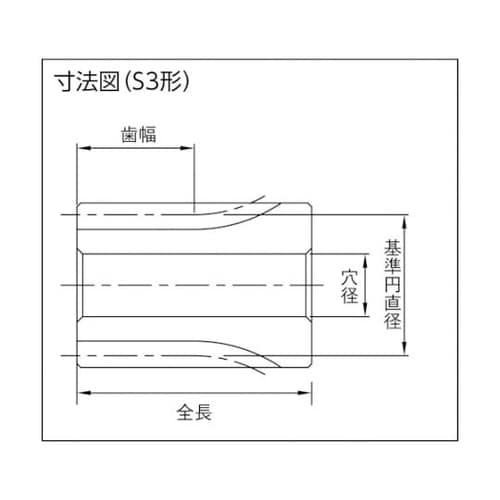 平歯車 並歯 SS1.5−13