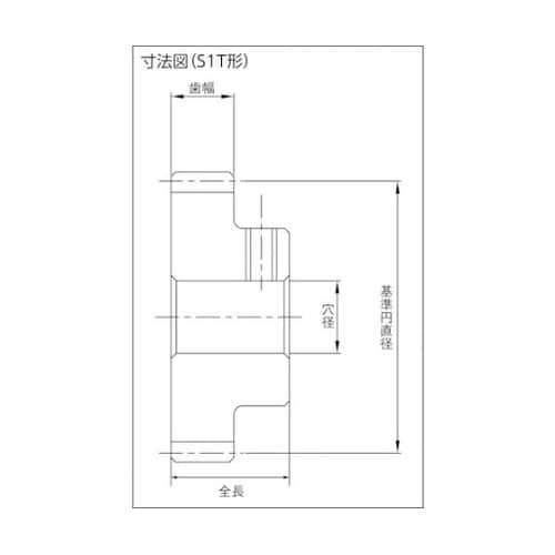 平歯車 並歯 SS1.5−16B