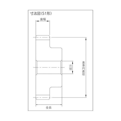 平歯車 並歯 SS1−75
